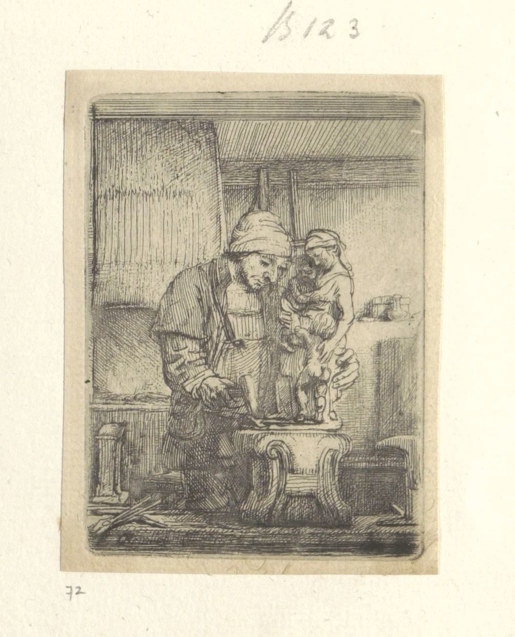 Goudsmid door Rembrandt van Rijn