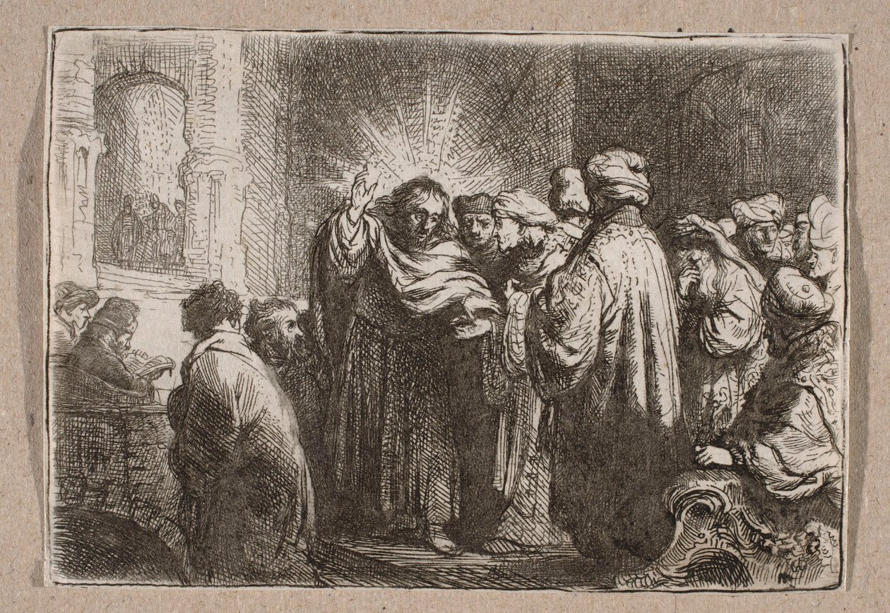 Huurpenning door Rembrandt van Rijn