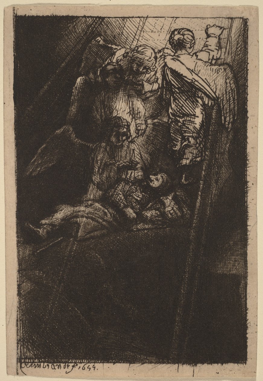 Jakobsladder door Rembrandt van Rijn