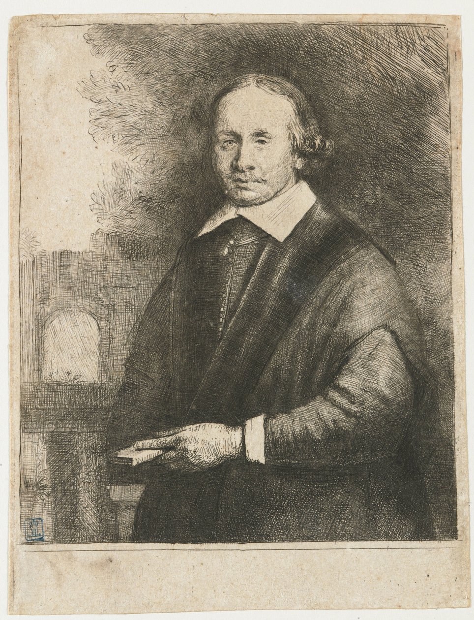 Jan Antonides van der Linden door Rembrandt van Rijn