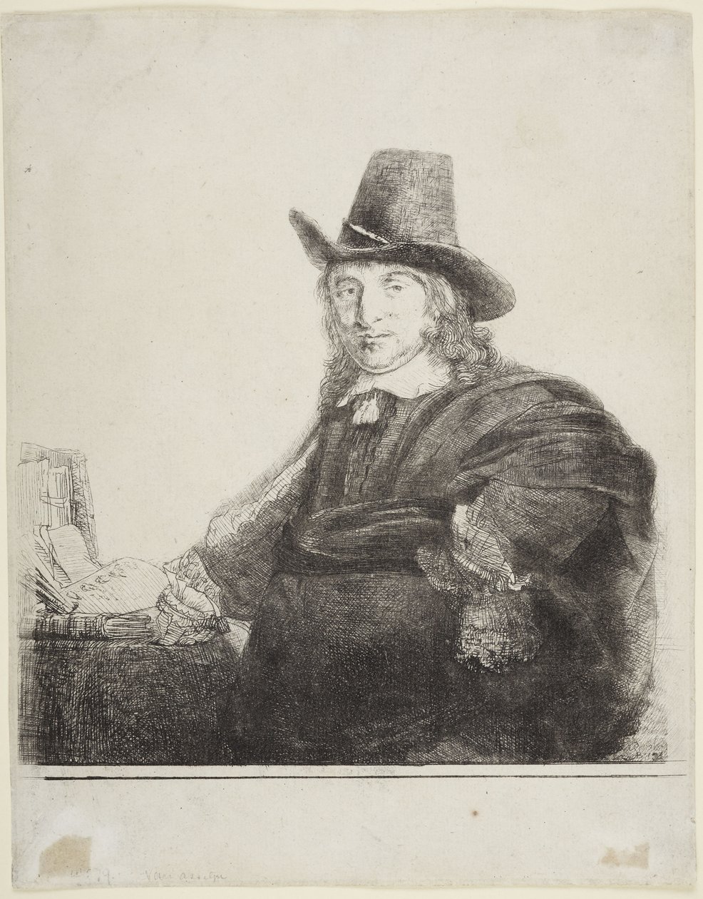 Jan Asselyn, schilder door Rembrandt van Rijn