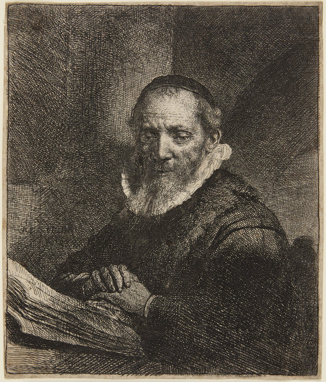 Jan Cornelis Sylvius door Rembrandt van Rijn
