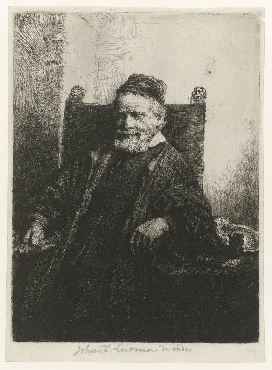 Johannes Lutma door Rembrandt van Rijn