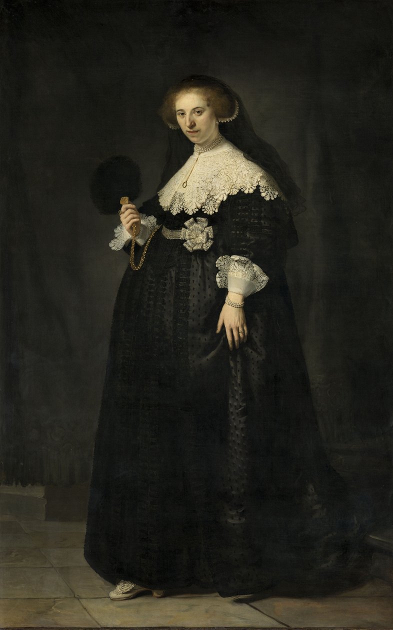 Portret van Oopjen Coppit, 1634 door Rembrandt van Rijn