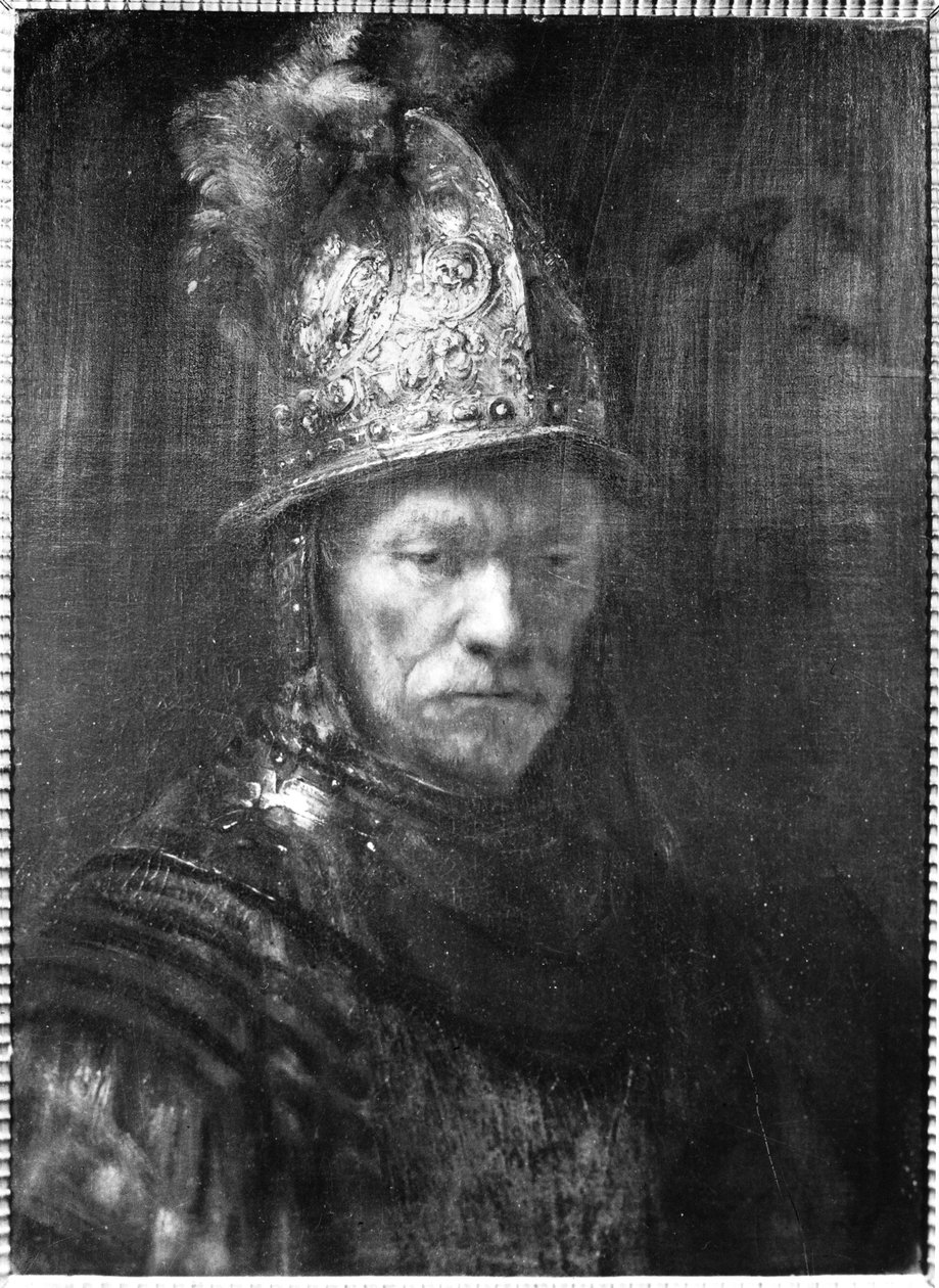 Portret van een man met een gouden helm, 1648 door Rembrandt van Rijn