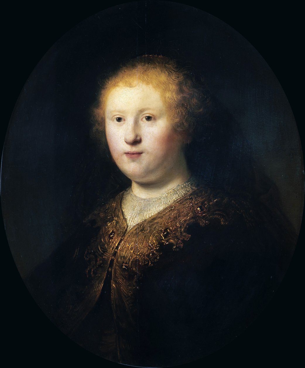 Portret van een jonge vrouw, 1632 door Rembrandt van Rijn