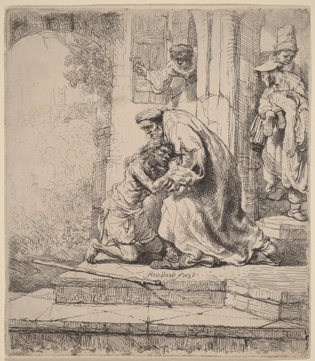 De terugkeer van de verloren zoon door Rembrandt van Rijn