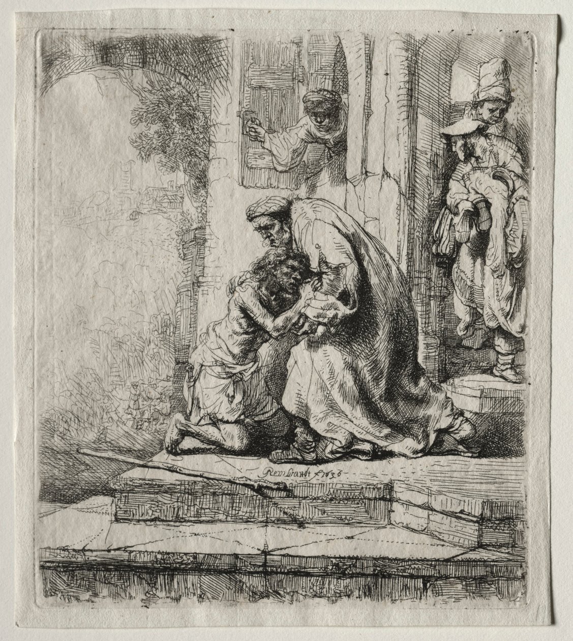 De terugkeer van de verloren zoon, 1636 door Rembrandt van Rijn