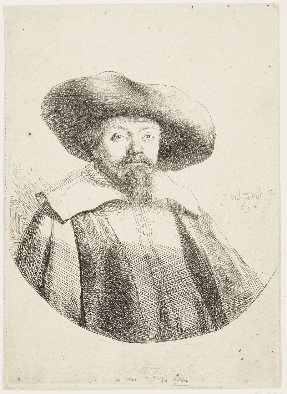 Samuel Manasseh Ben Israël door Rembrandt van Rijn
