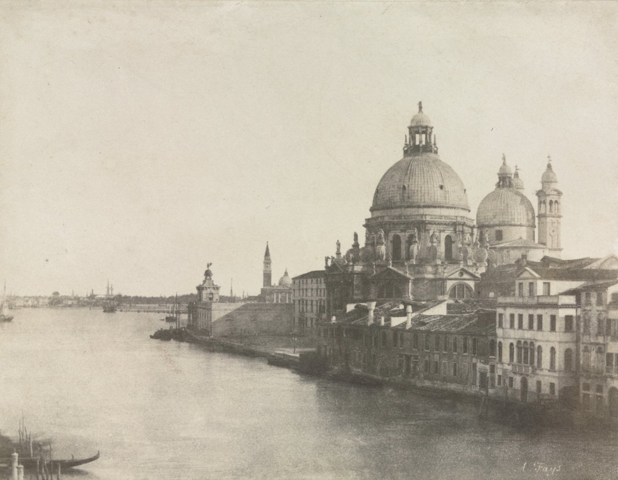 Santa Maria della Salute, Uitzicht op het Canal Grande, Venetië door Rembrandt van Rijn