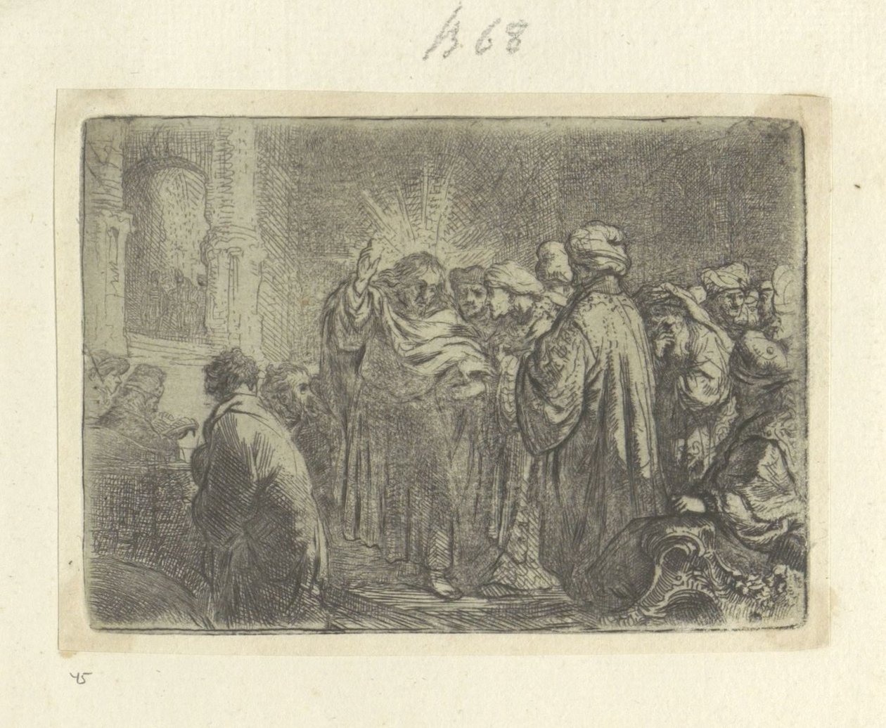 Schatpenning door Rembrandt van Rijn