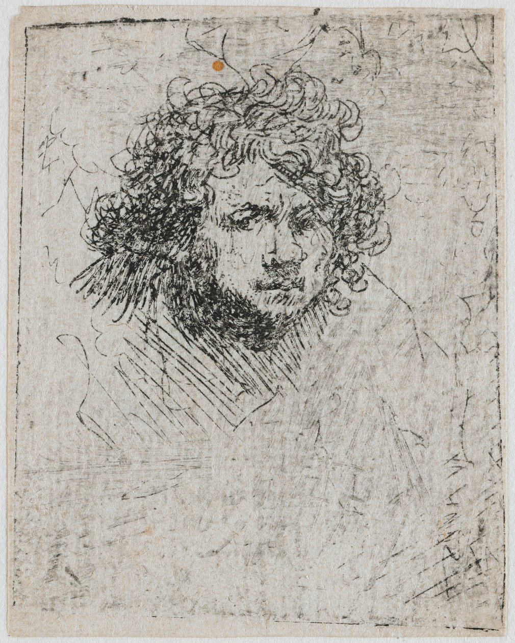 Zelfportret door Rembrandt van Rijn