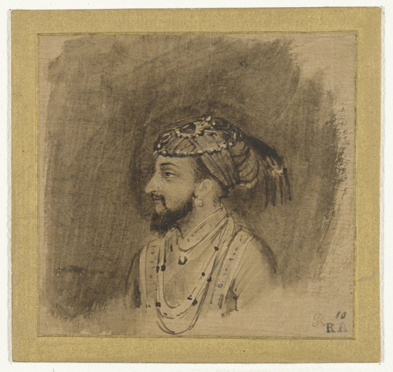 Keizer Shah Jahan door Rembrandt van Rijn