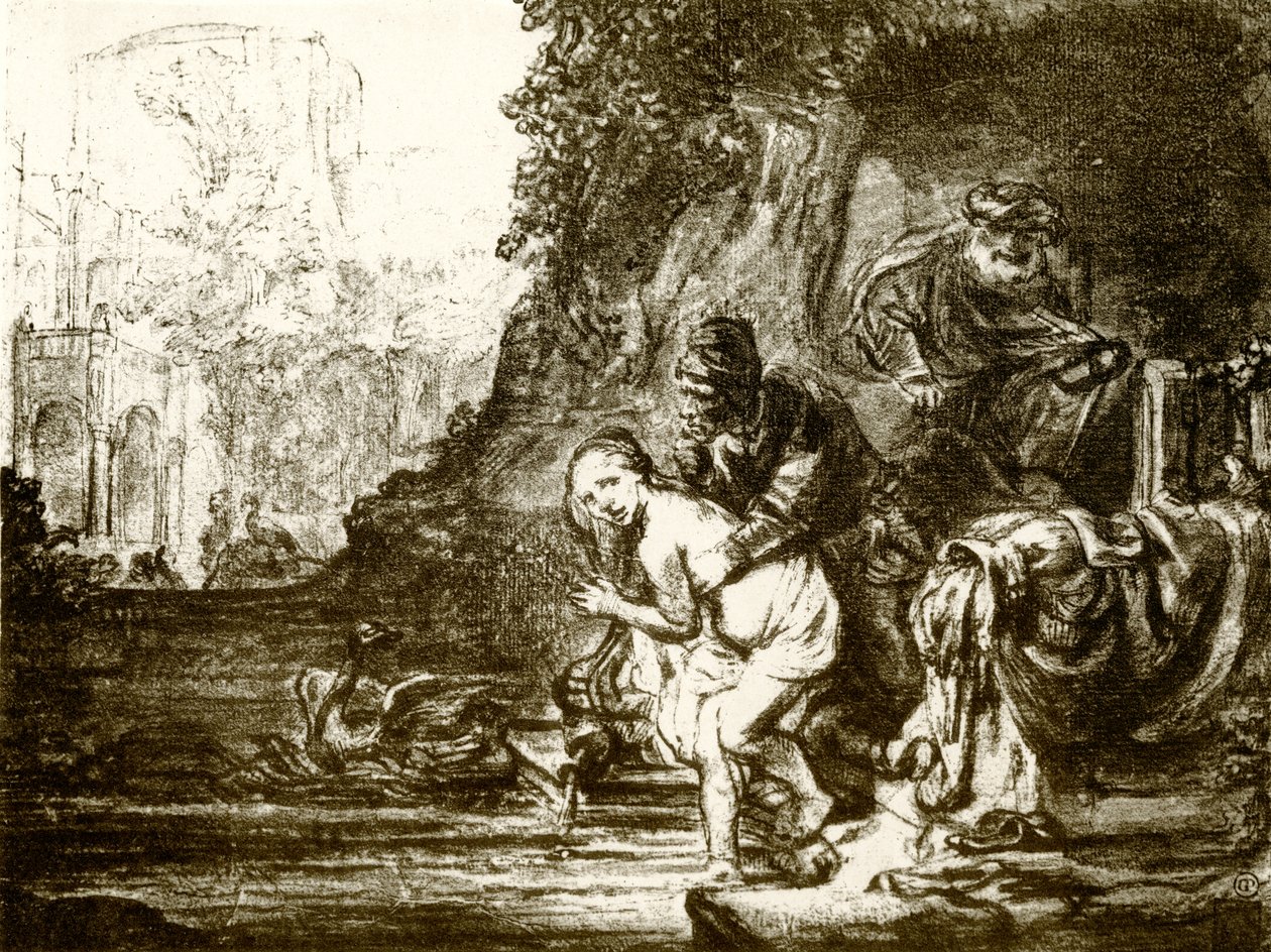 Susanna en de ouderlingen door Rembrandt van Rijn