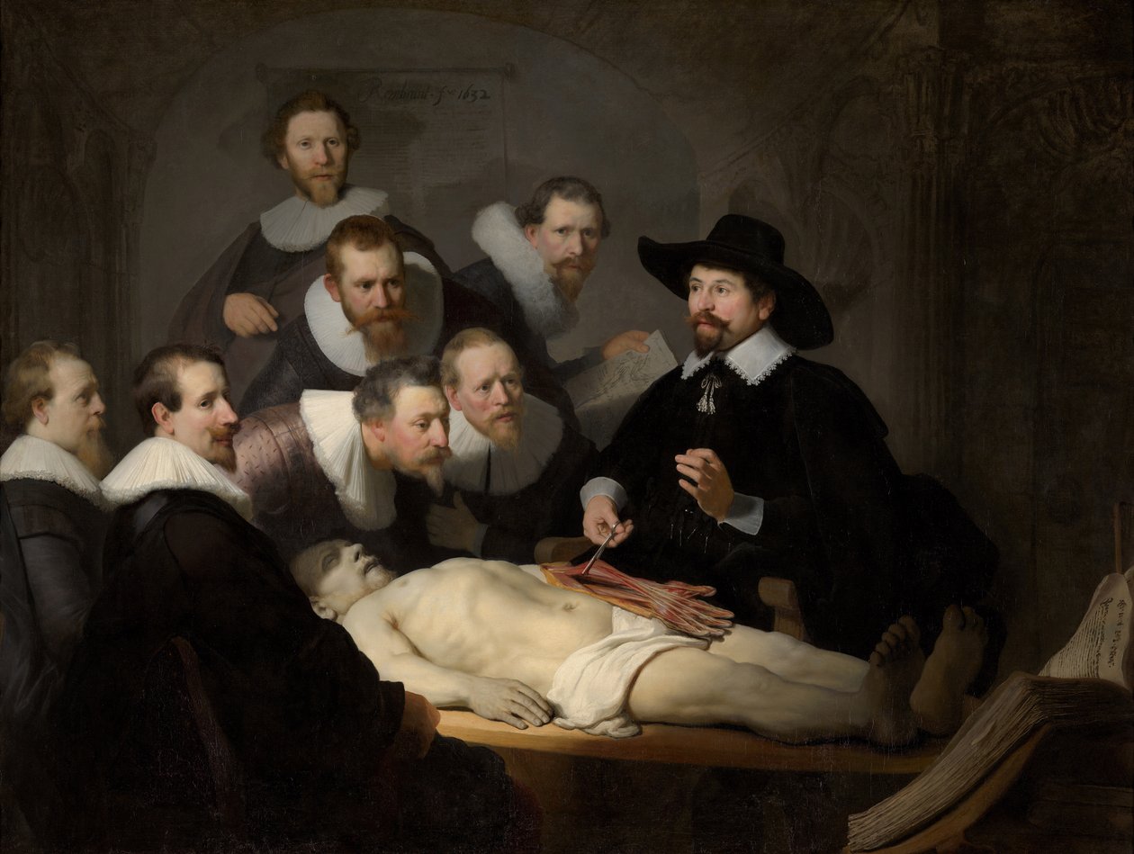 De Anatomische Les van Dr. Nicolaes Tulp door Rembrandt van Rijn