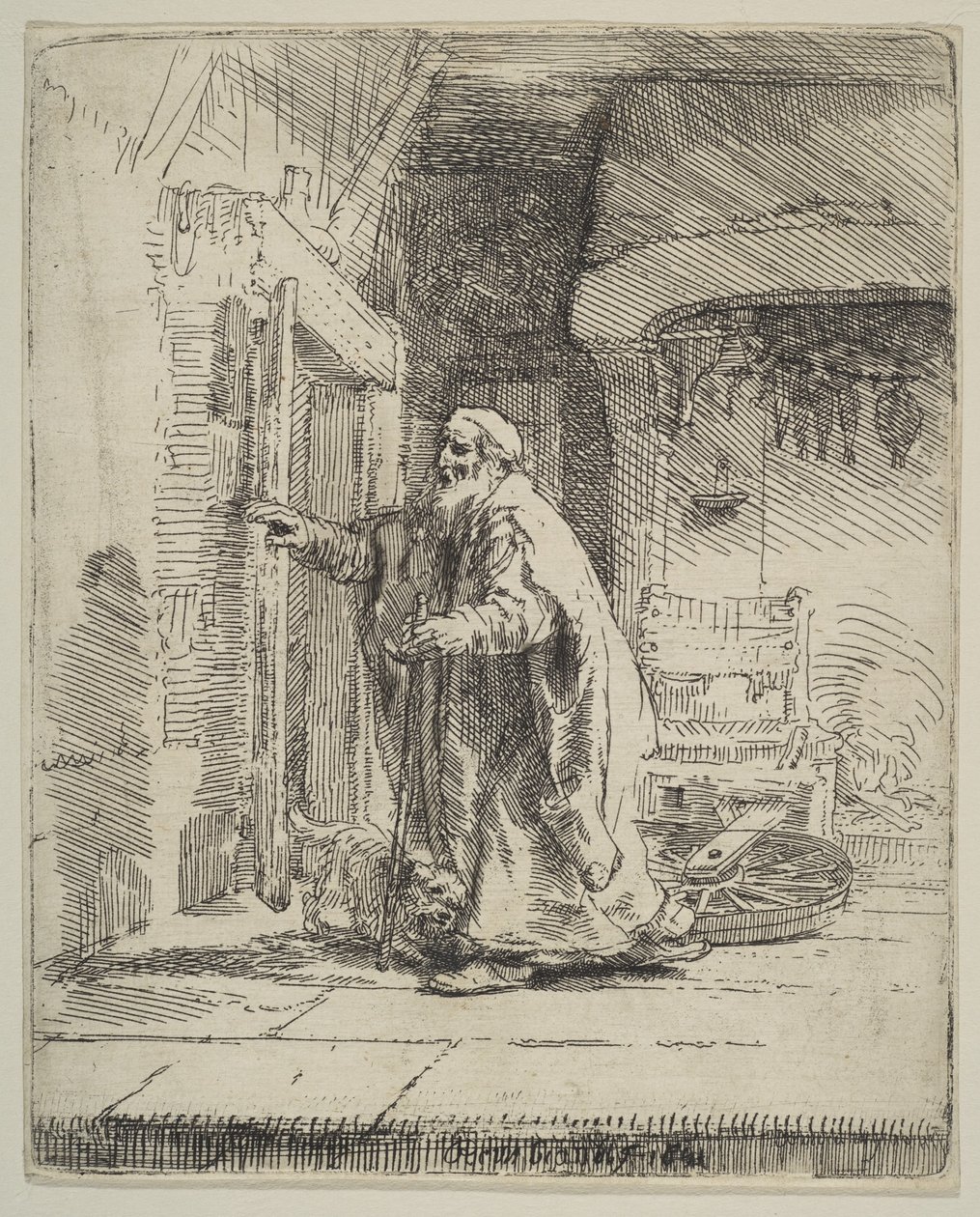 De Blindheid van Tobit, 1651 door Rembrandt van Rijn
