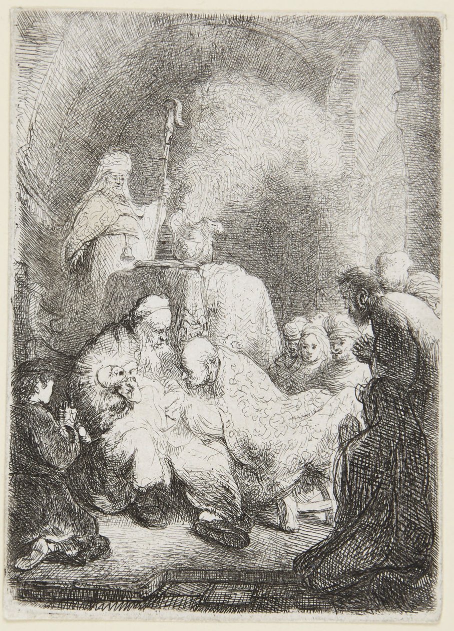 De besnijdenis door Rembrandt van Rijn