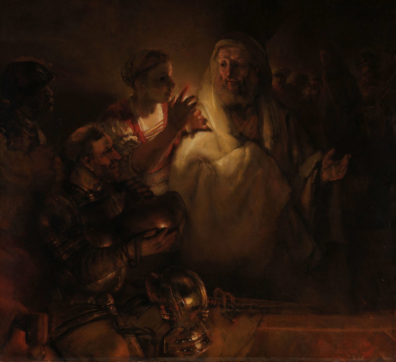 De Verloochening van Sint Petrus door Rembrandt van Rijn
