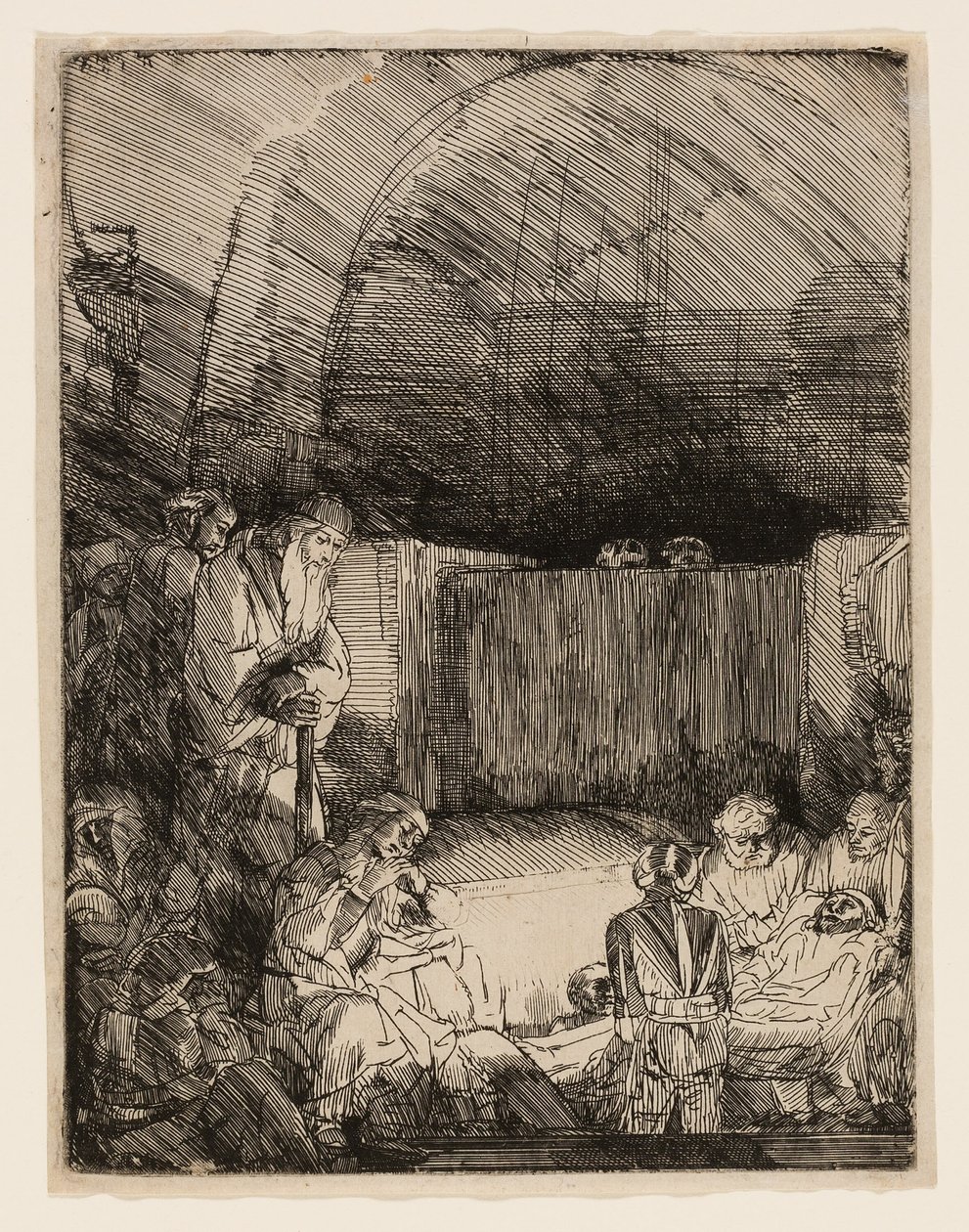 De graflegging door Rembrandt van Rijn