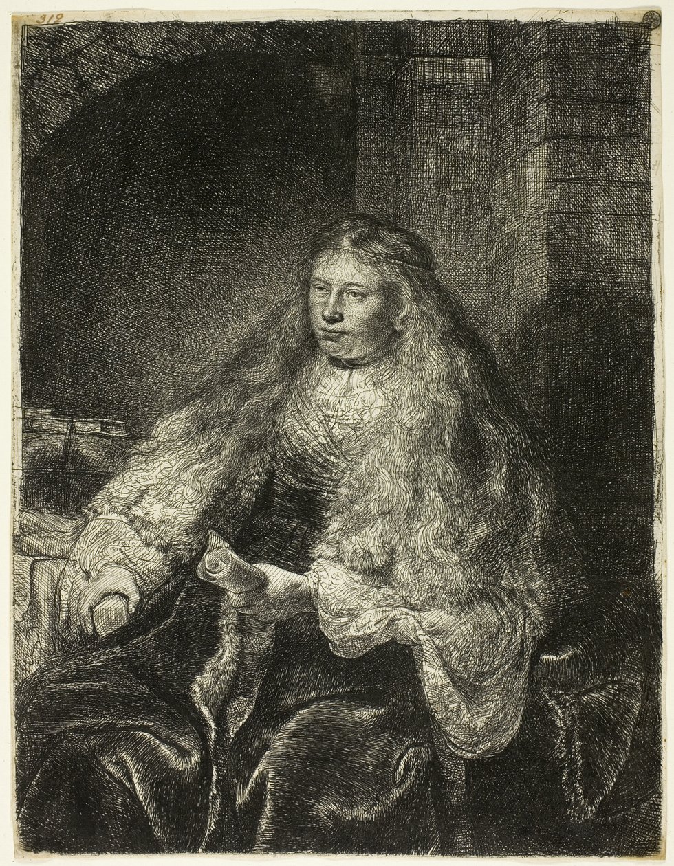 De Grote Joodse Bruid door Rembrandt van Rijn