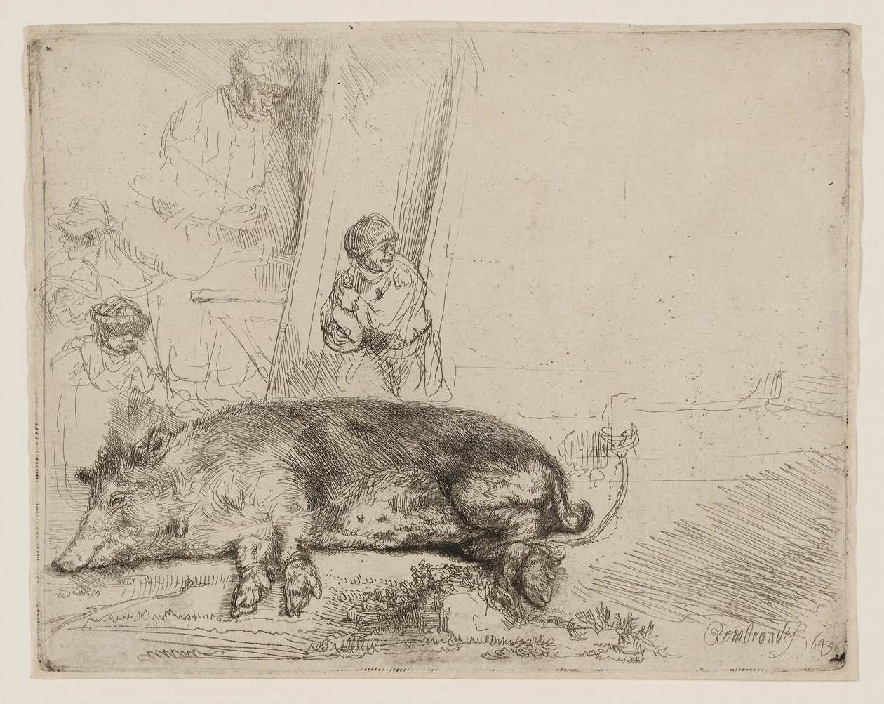 The Hog door Rembrandt van Rijn