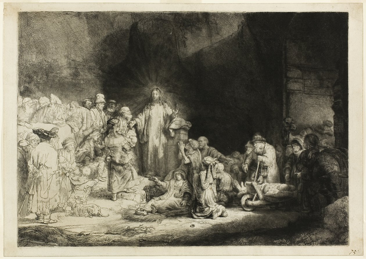 De Honderd Guldens Prent door Rembrandt van Rijn