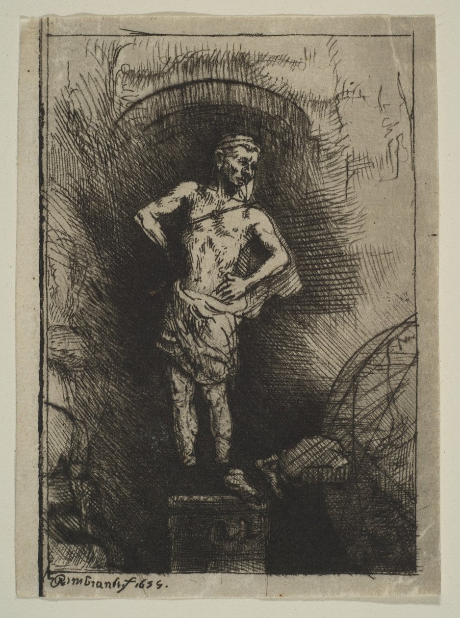 Het Beeld Gezien door Nebukadnezar, 1655 door Rembrandt van Rijn
