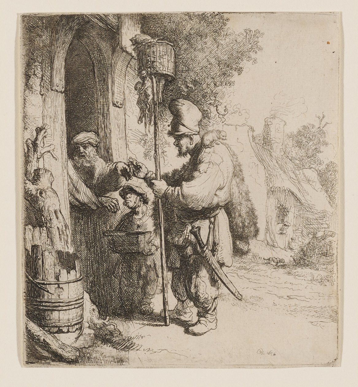De verkoper van rattengif door Rembrandt van Rijn