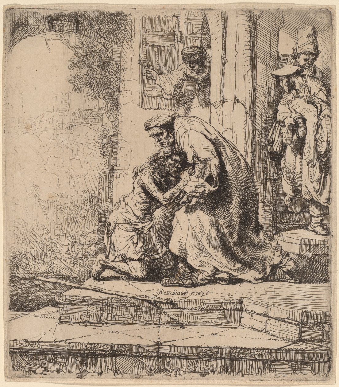 De terugkeer van de verloren zoon door Rembrandt van Rijn