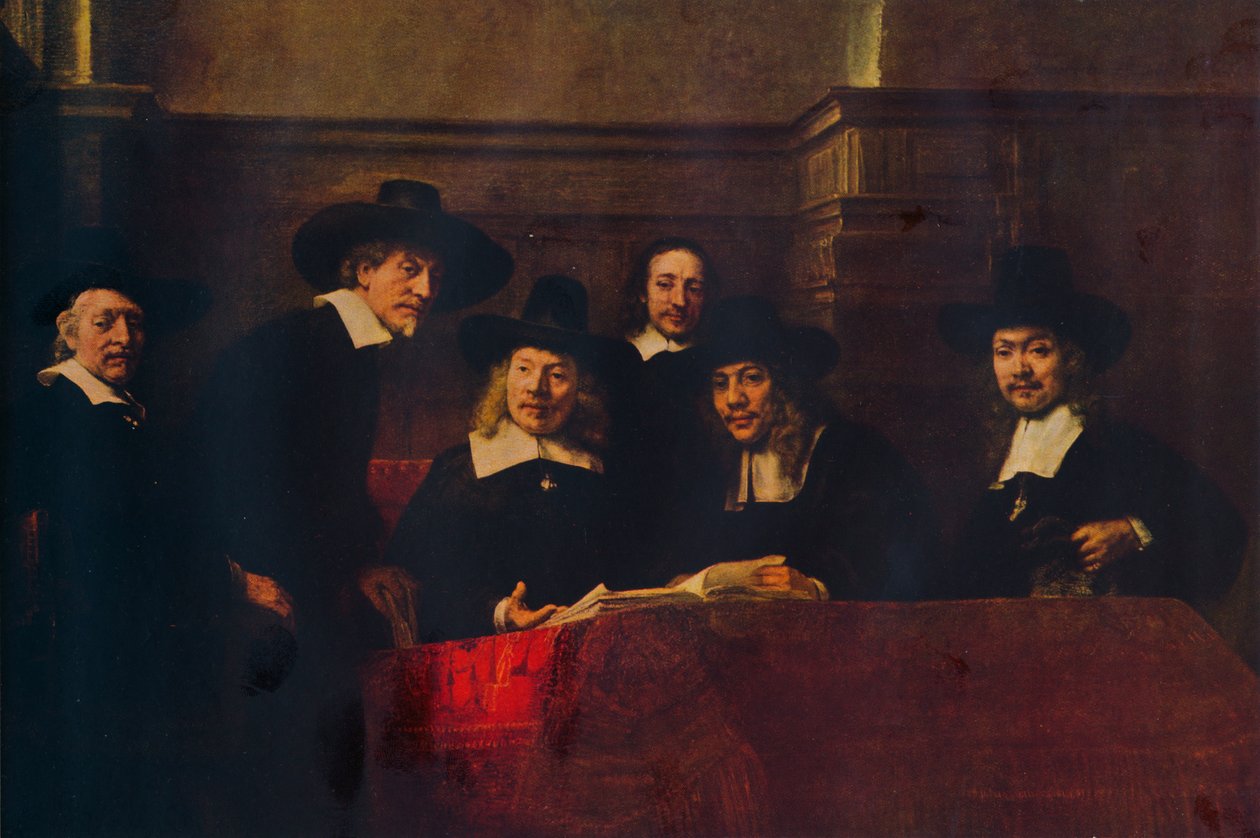 De Monsterambtenaren, 1662, 1938 door Rembrandt van Rijn