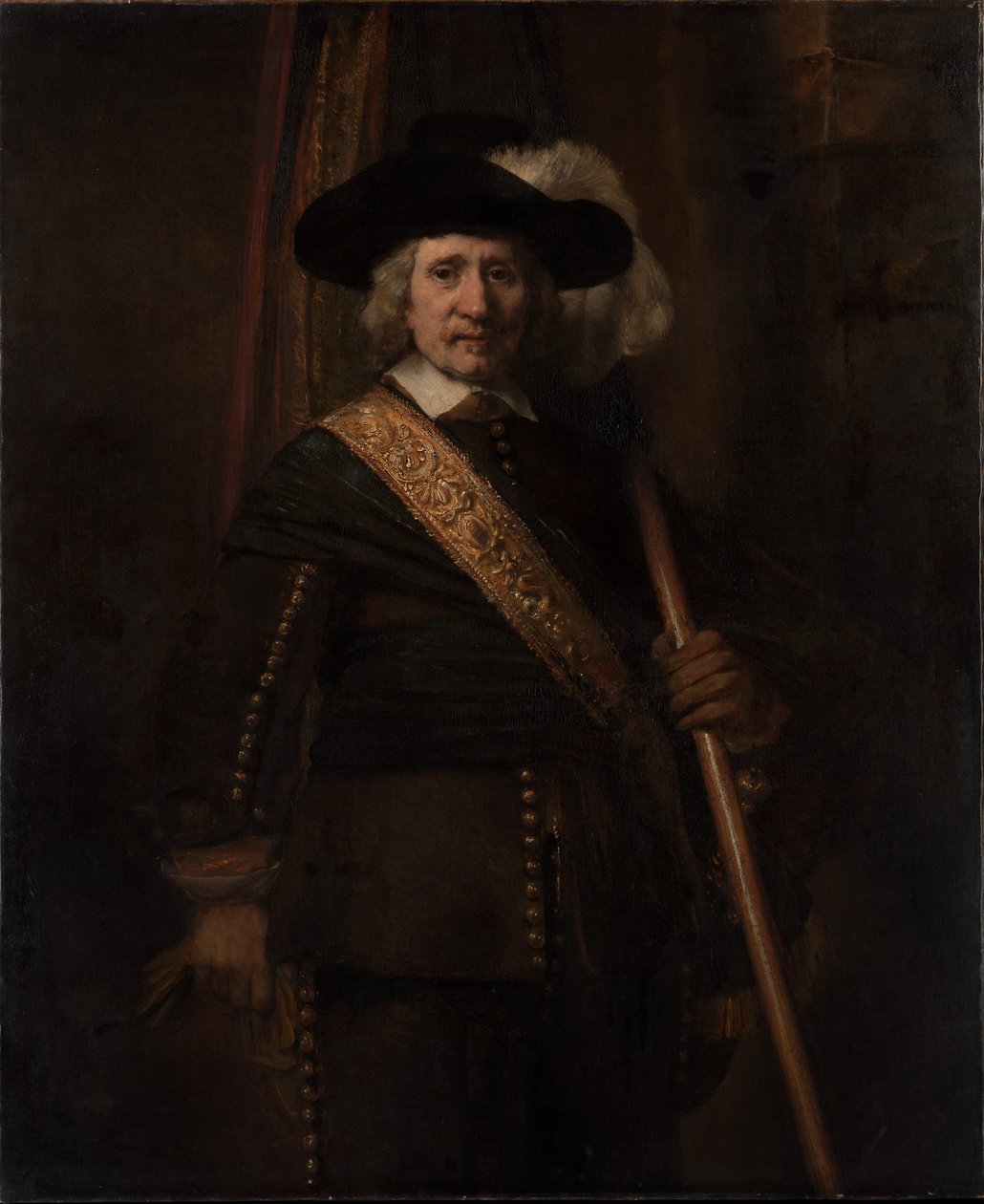 De Vaandeldrager, Floris Soop, 1654 door Rembrandt van Rijn