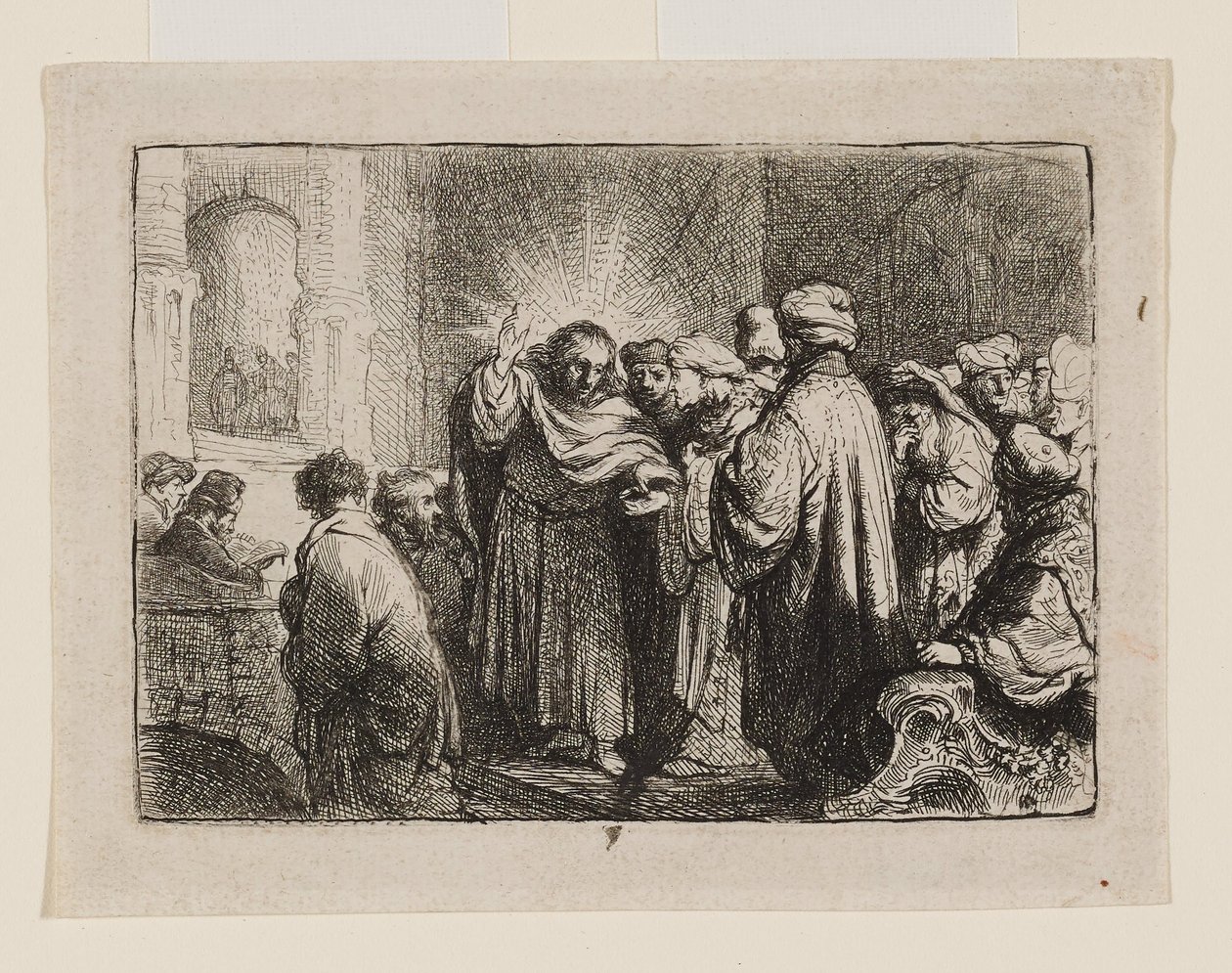 Het eerbetoongeld door Rembrandt van Rijn