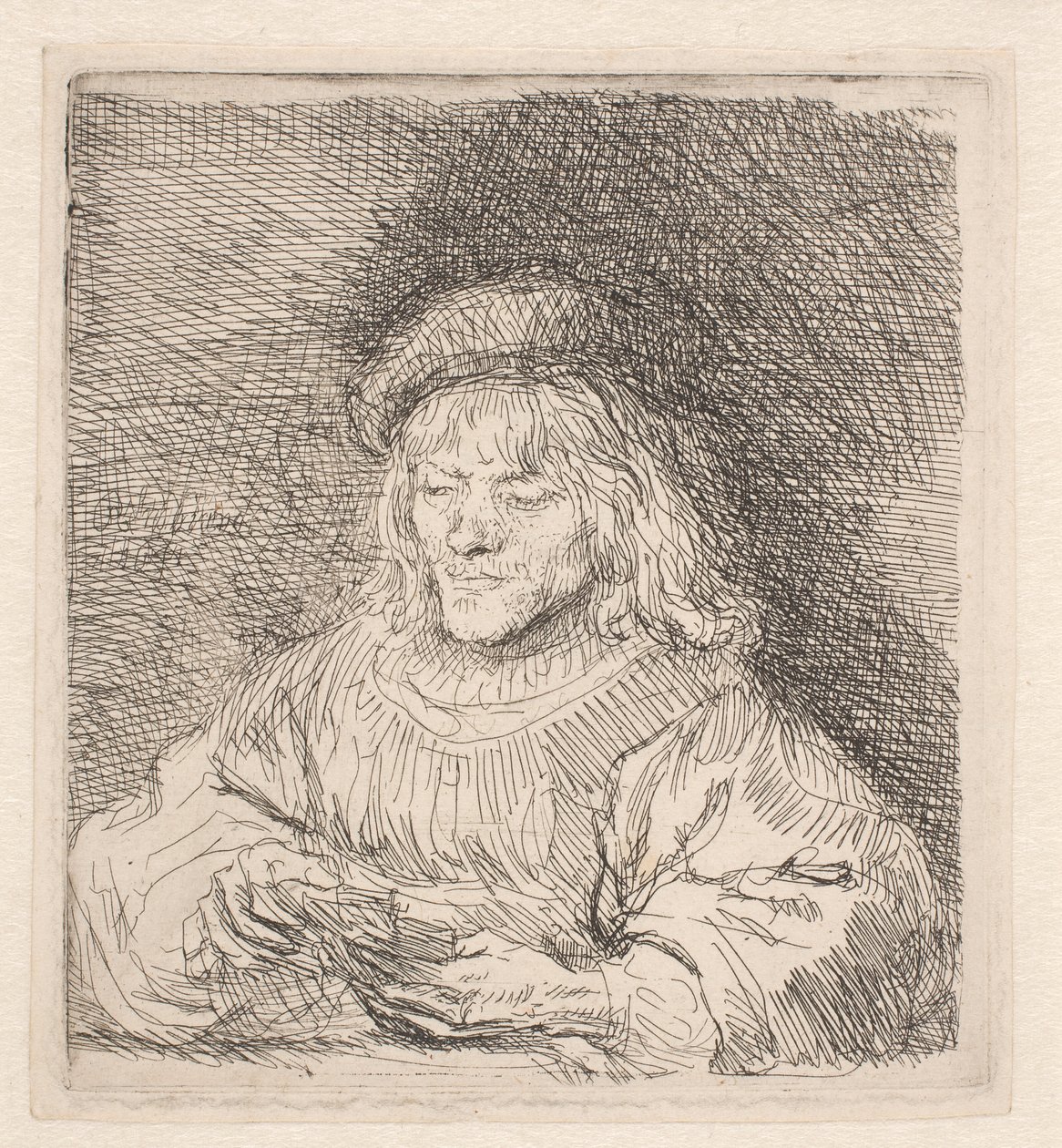 De kaartspeler door Rembrandt van Rijn