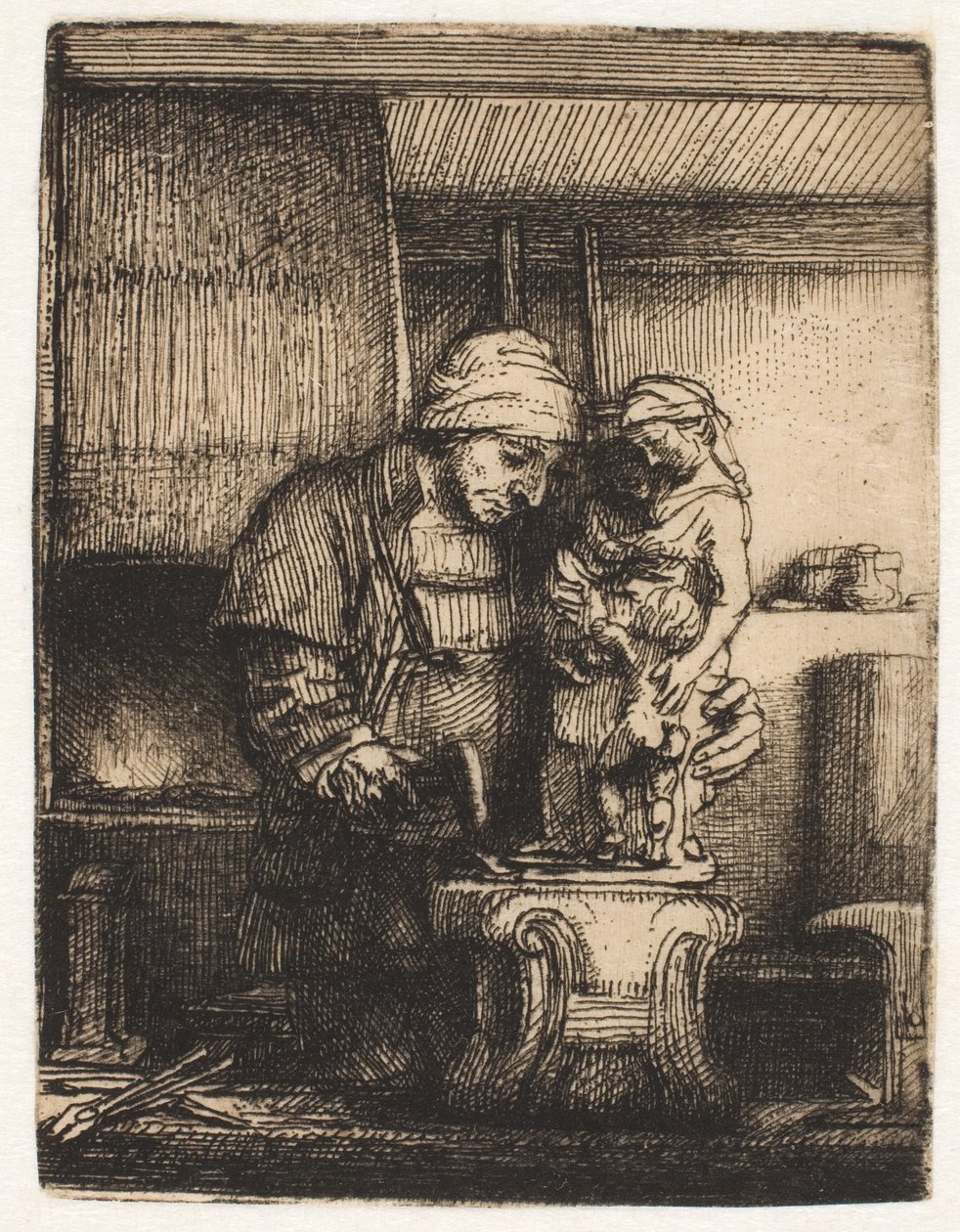 De goudsmid door Rembrandt van Rijn