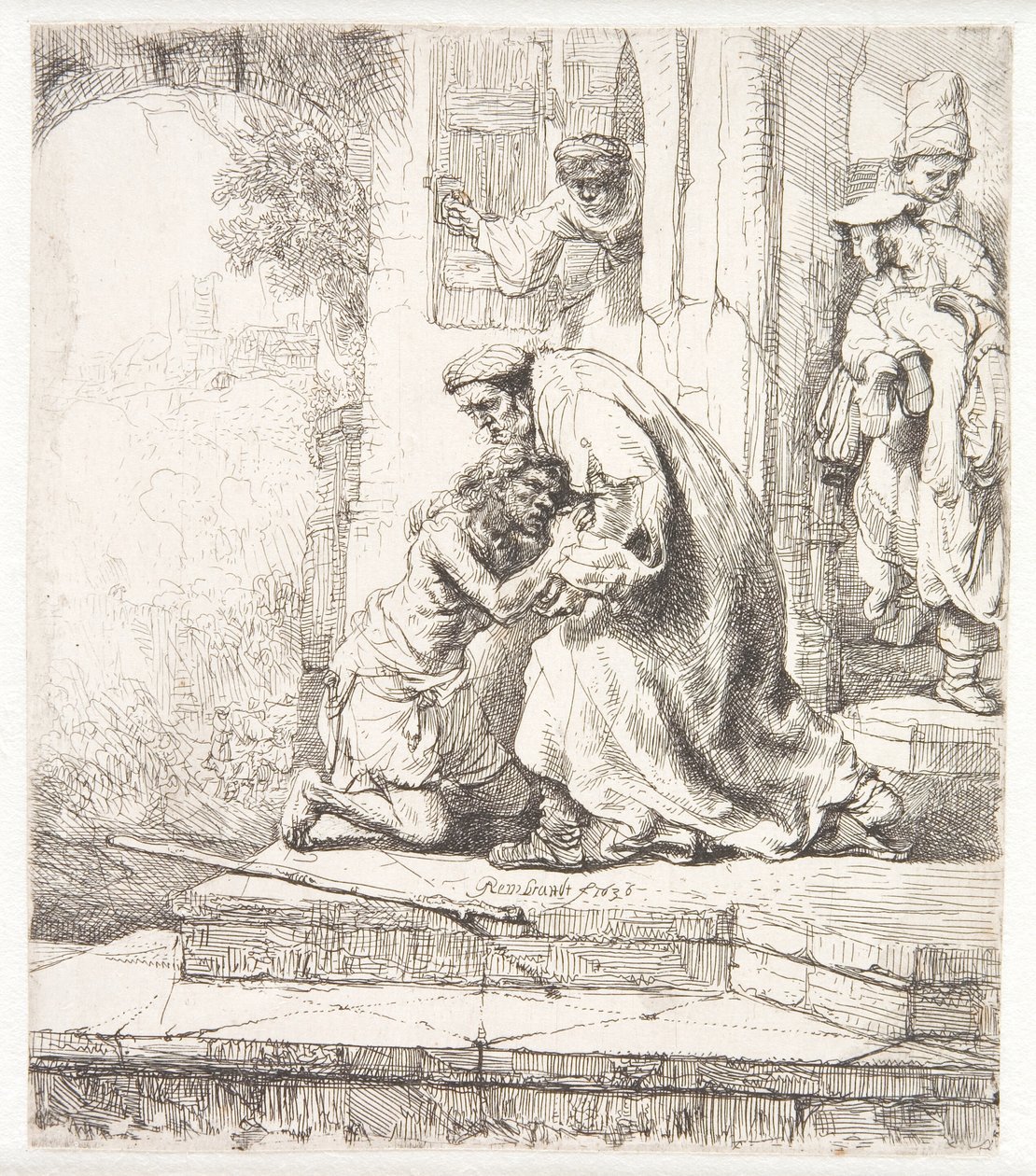 De terugkeer van de verloren zoon door Rembrandt van Rijn