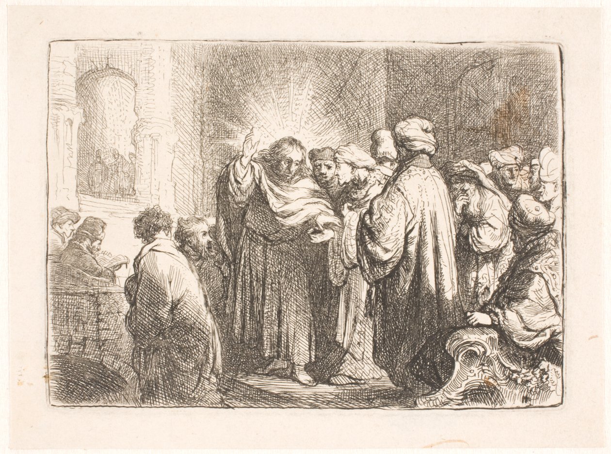 De belastingpenning door Rembrandt van Rijn