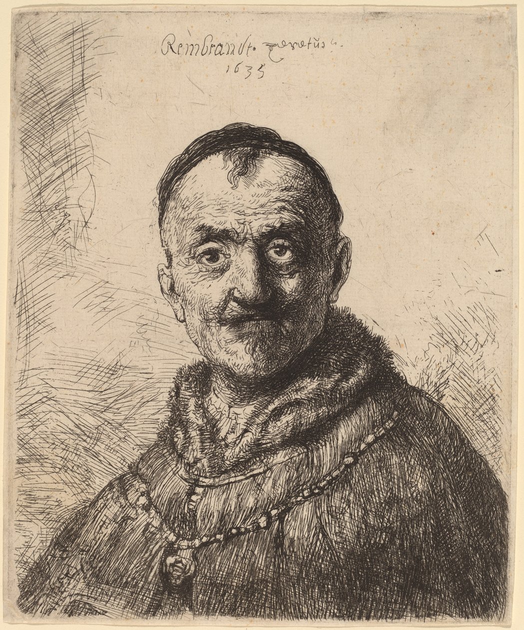 Het Eerste Oosterse Hoofd door Rembrandt van Rijn and Studio of Rembrandt