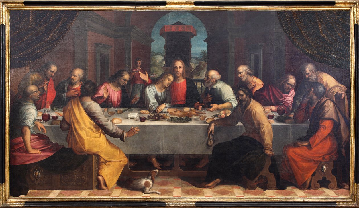 Het Laatste Avondmaal, 1604 door Remigio Cantagallina