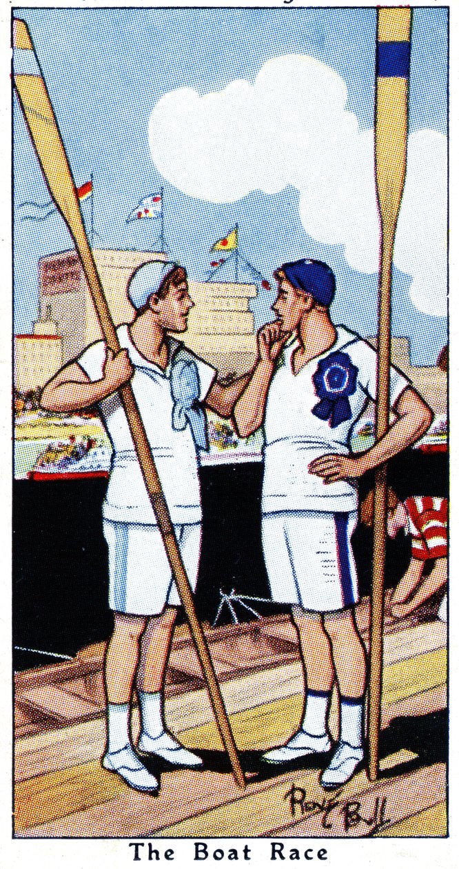 De Bootrace, 1936 door René Bull