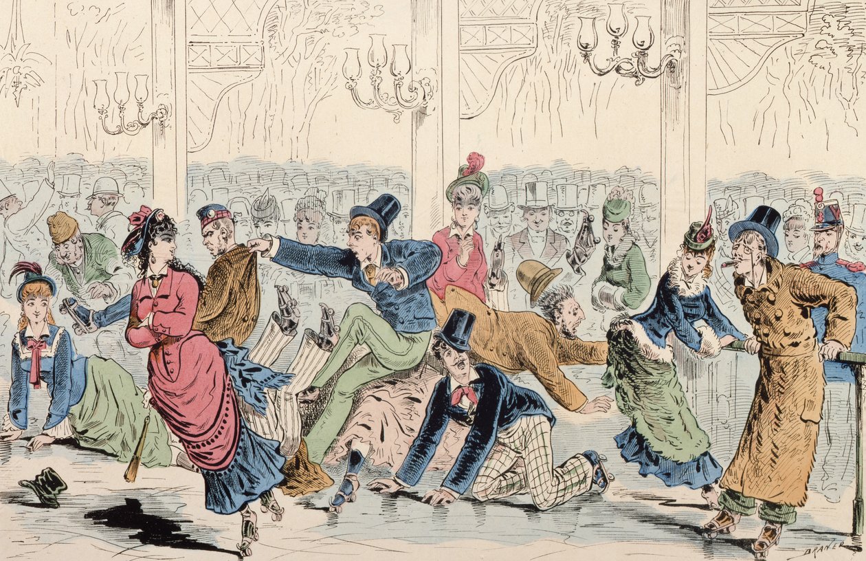 Schaatsfolies, na 1870 door Renard Jules Draner