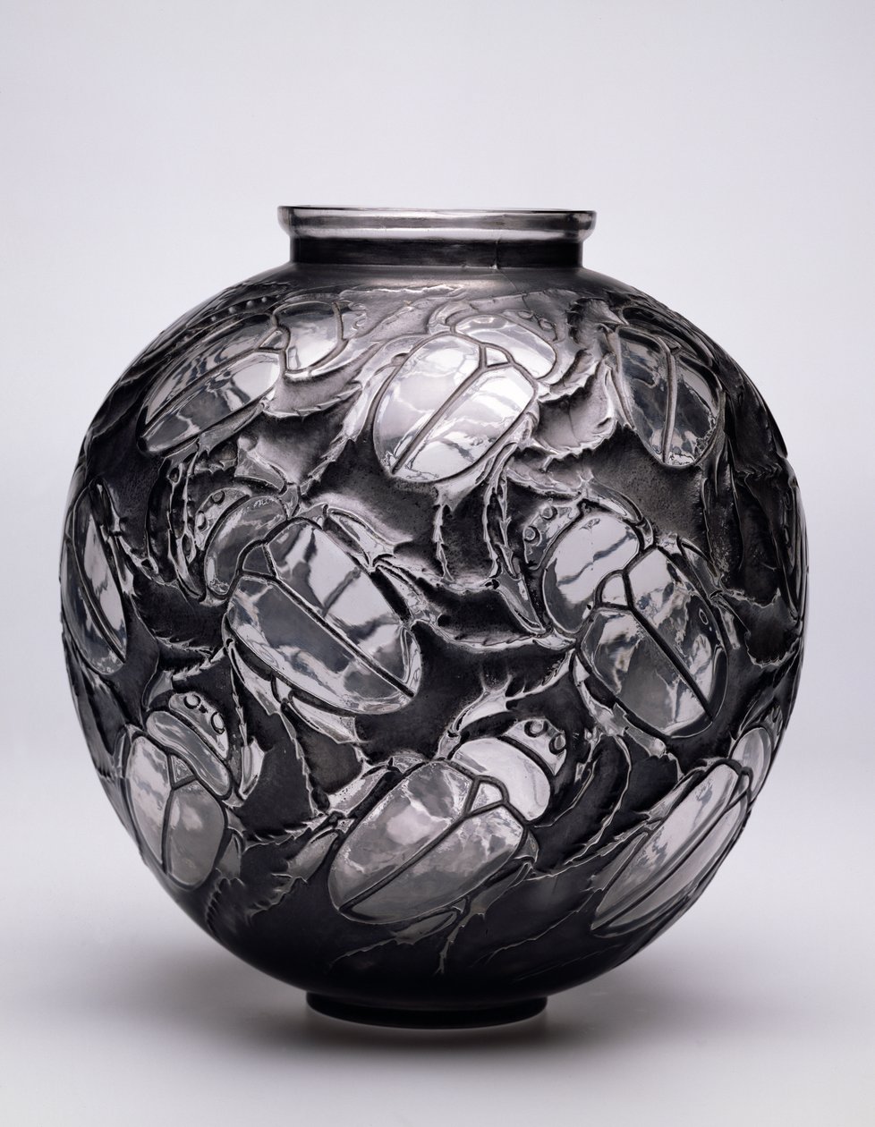 Grote Scarabeeënvaas, 1923 door Rene Jules Lalique