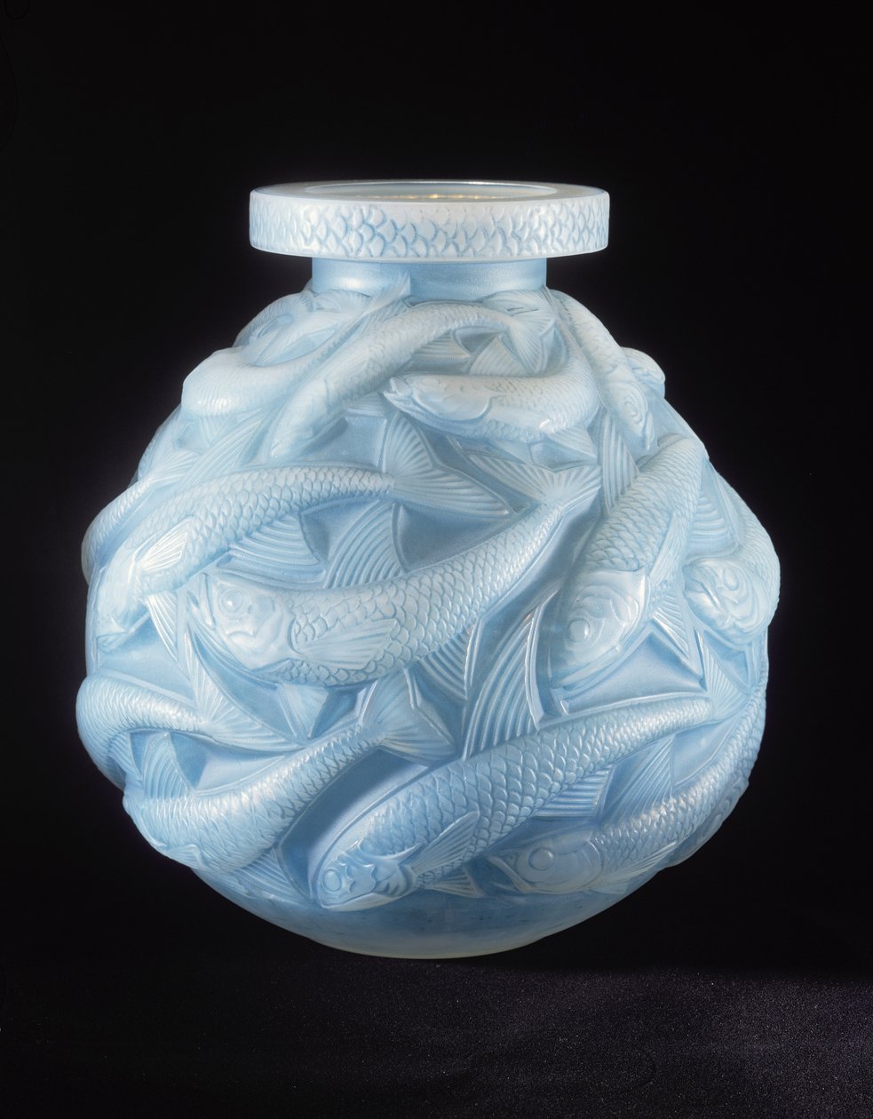 Zalmvaas, 1928 door Rene Jules Lalique