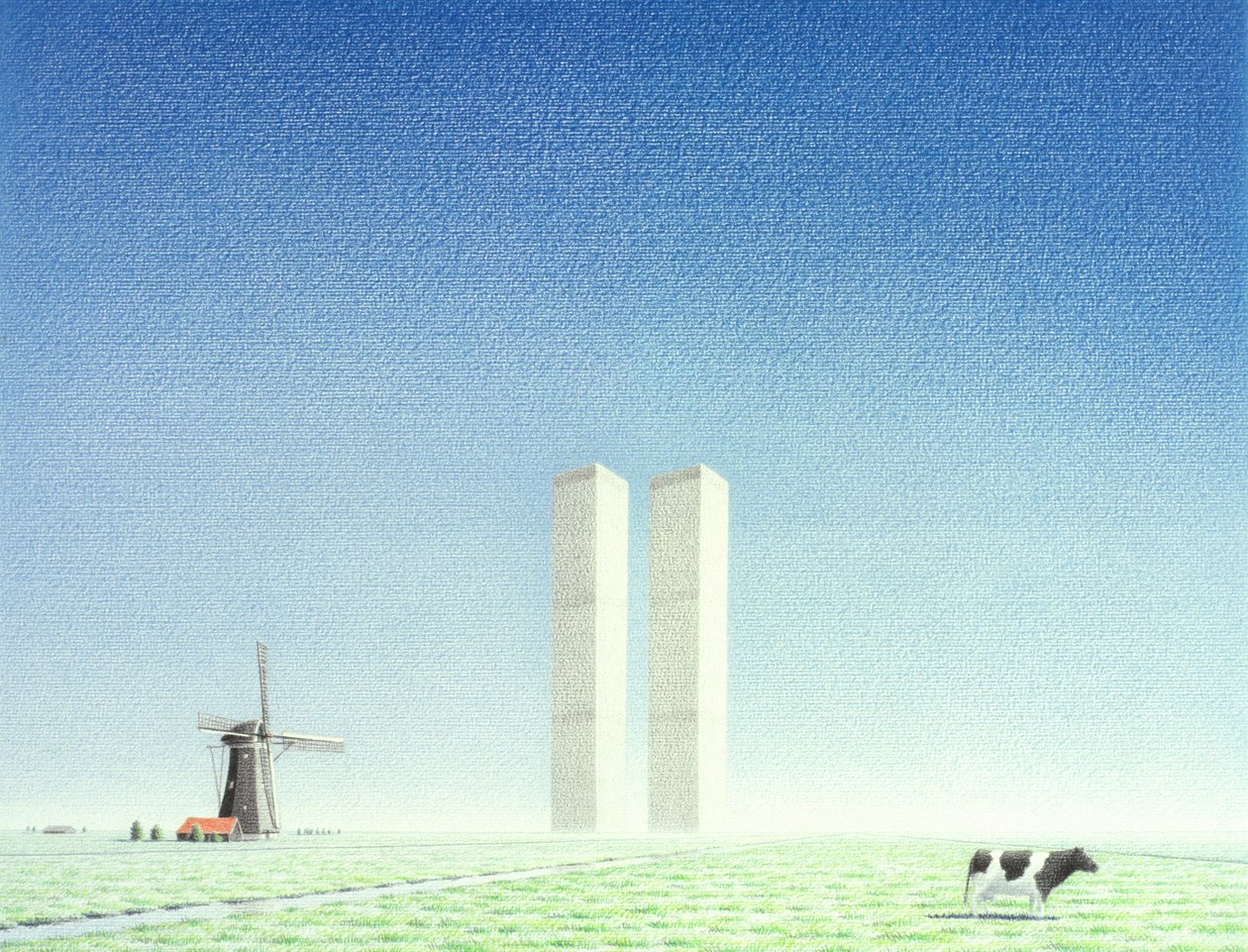 Twin Towers door Rene Boin