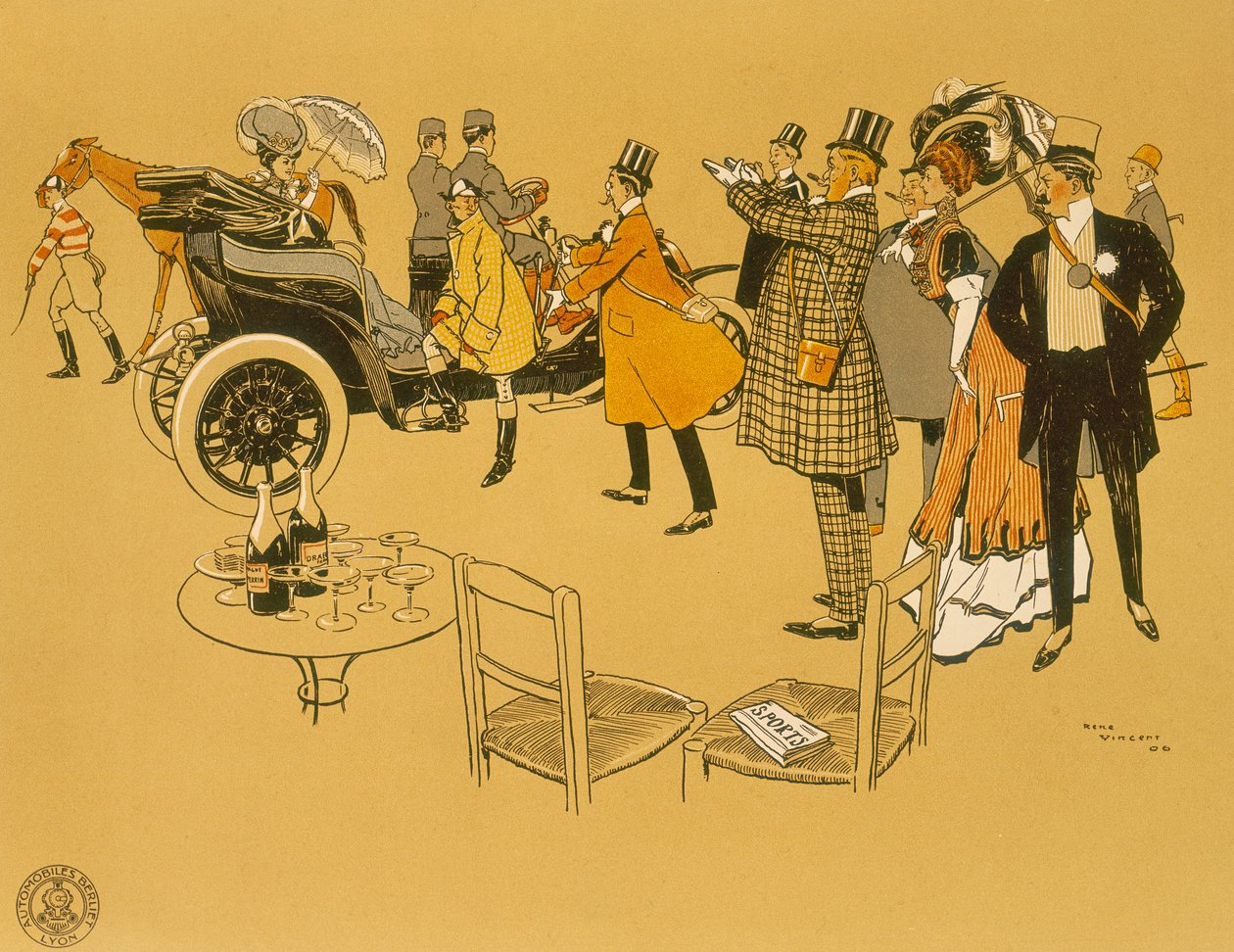 Poster voor Berliet auto