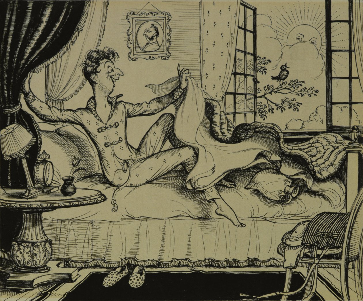 De Moeite Waard om Voor Op te Staan!, 1929 door Rex Whistler
