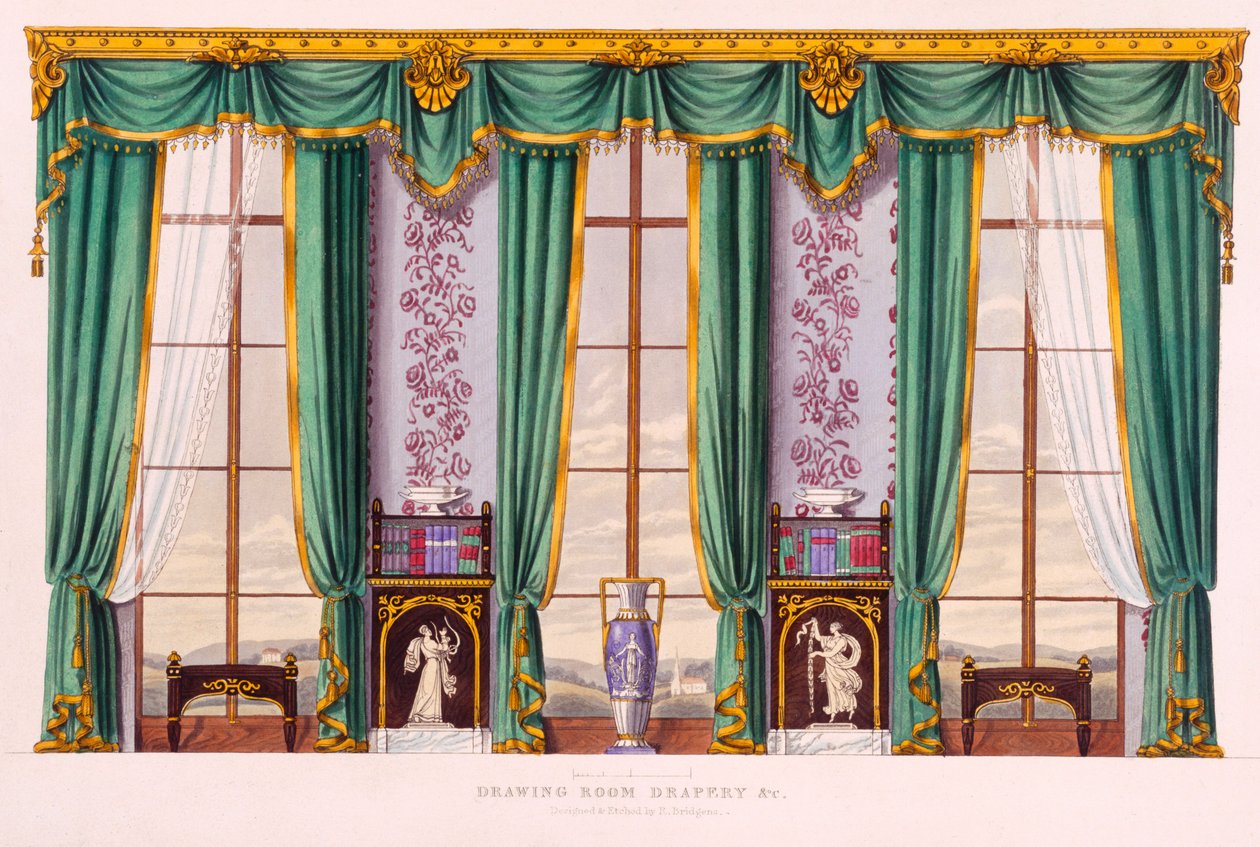 Salon Gordijnen (Griekse setting) uit 