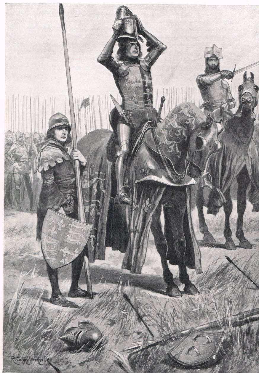 Toen zei Sir John Chandos Sire, Rijd Vooruit, De Dag is van U, illustratie uit 