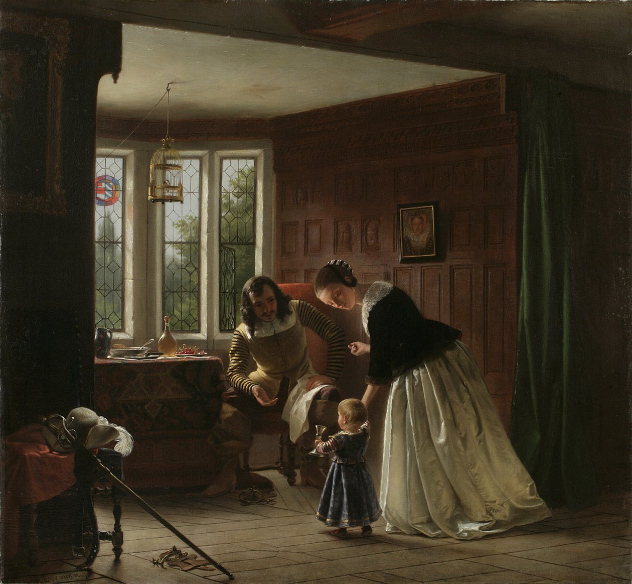 De terugkeer van de cavalerist, 1847 door Richard Caton Woodville