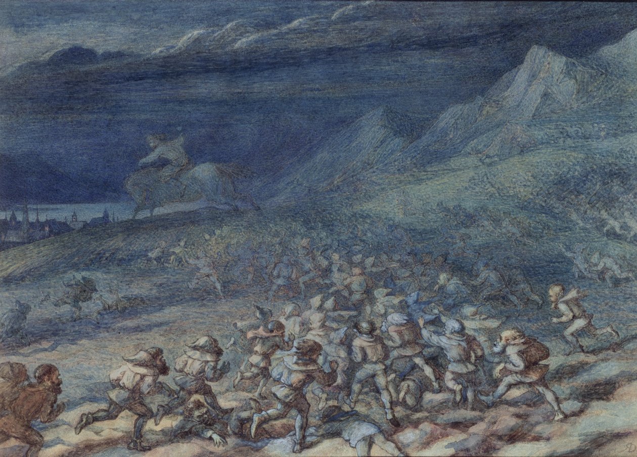 De Altaarbeker in Aagerup door Richard Doyle