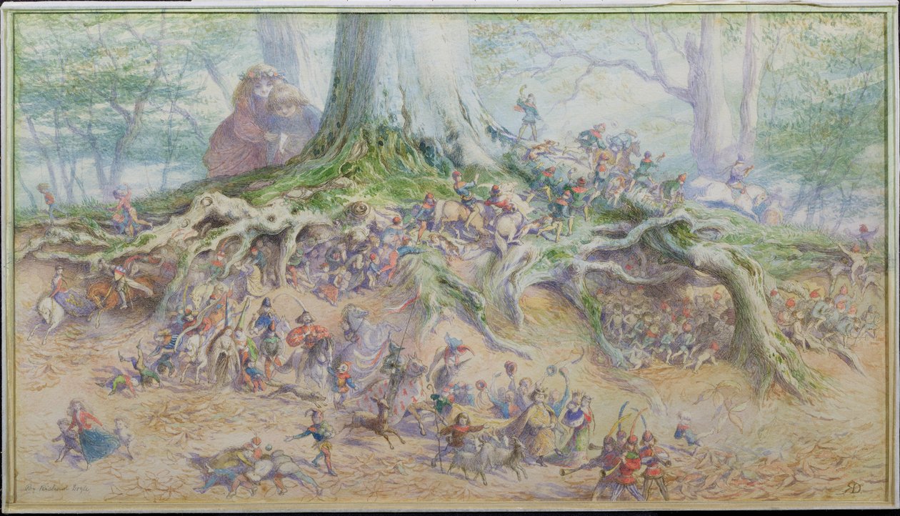 Onbekend schilderij door Richard Doyle